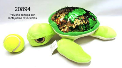 Imagen de PELUCHE TORTUGA LENTEJUELAS REVERSIBLES 6.24